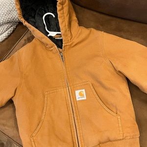 Boys carhartt jacket worn once